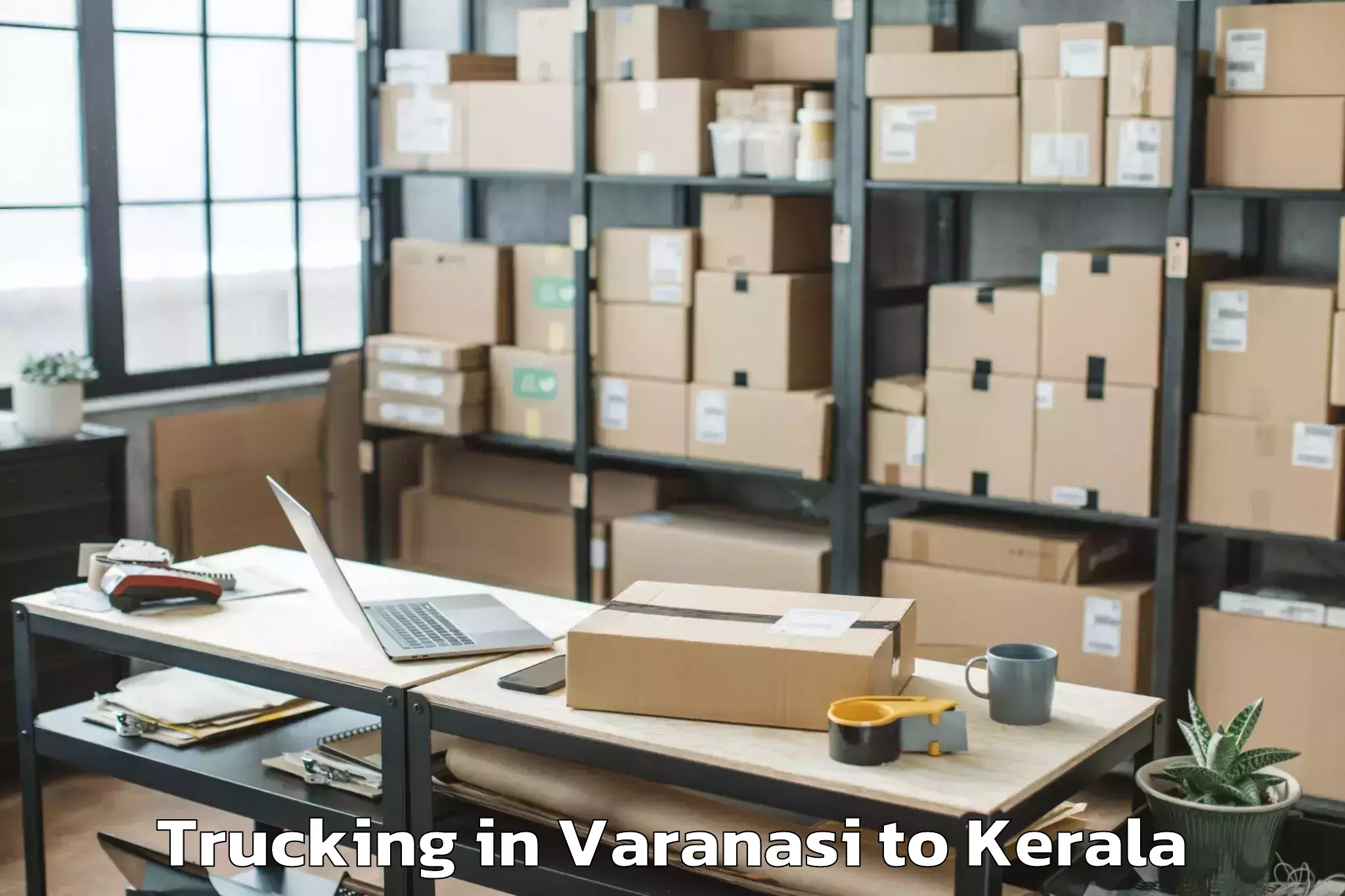 Book Varanasi to Kozhencherry Trucking Online